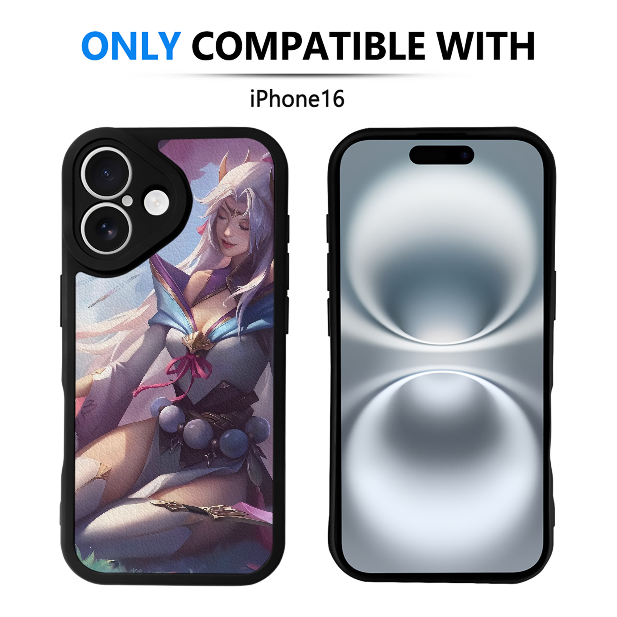リーグ・オブ・レジェンド League of Legends LOL 【iPhone 16シリーズ対応】シリコンスマホケース（レザー調） 材質：シリコン
